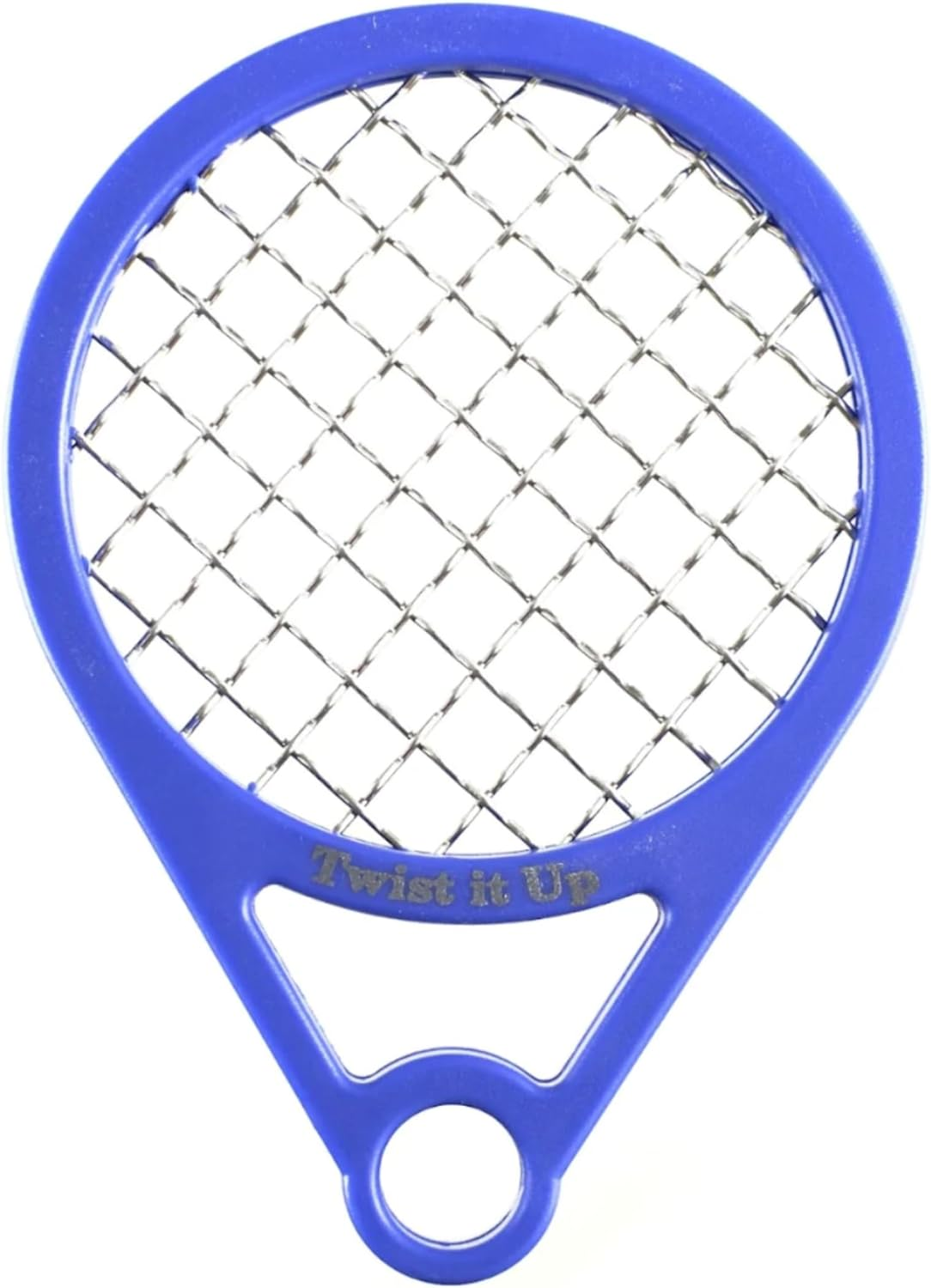 Twist It up Comb (Bond Black) - Alternative for Hair Sponges, Creates Curls and Twists for Black Men, Tennis Racket Design