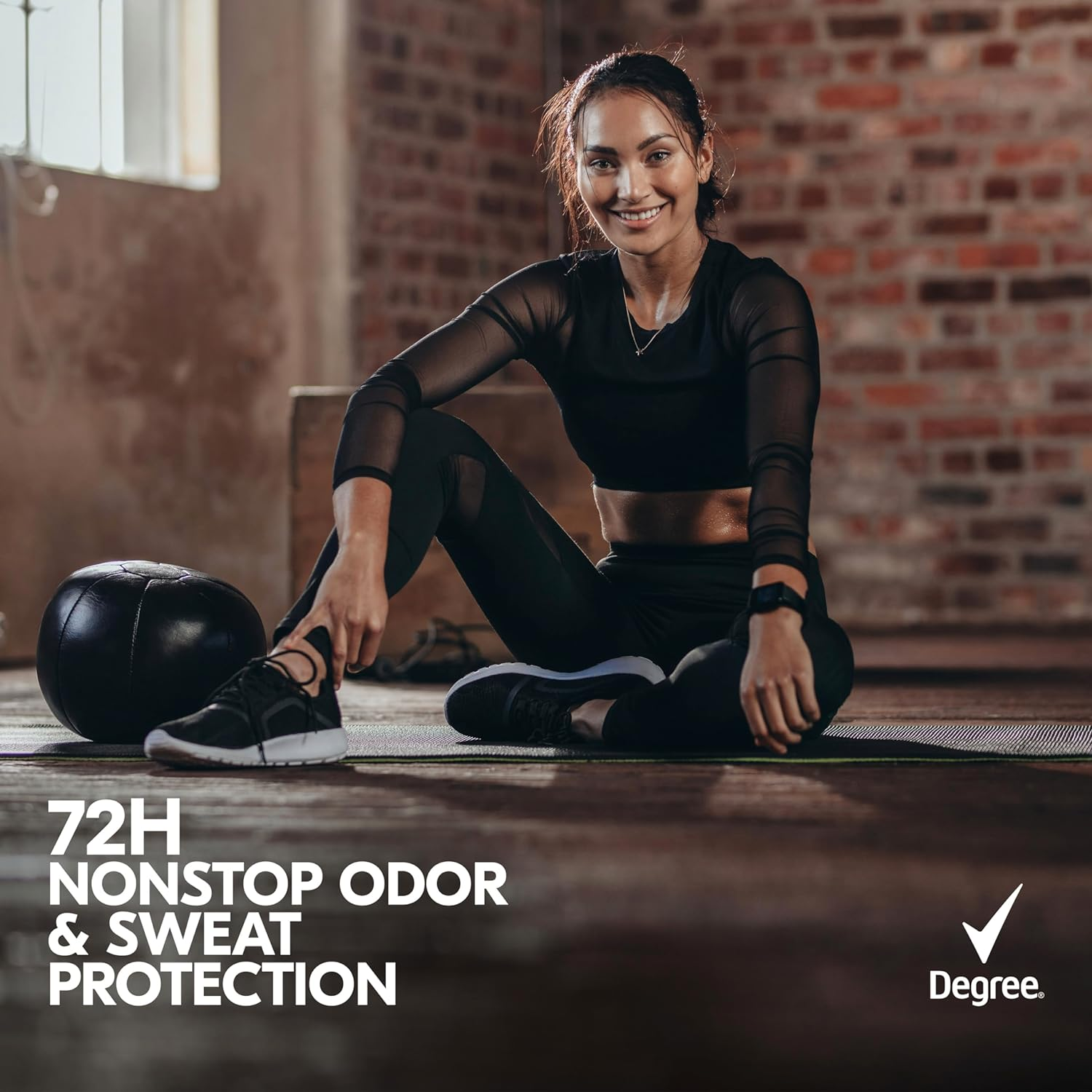 Degree Antiperspirant Deodorant Stress Control 72-Hour Sweat & Odor Protection Antiperspirant for Women with Body Heat Activated Technology 2.6 Oz image number 6