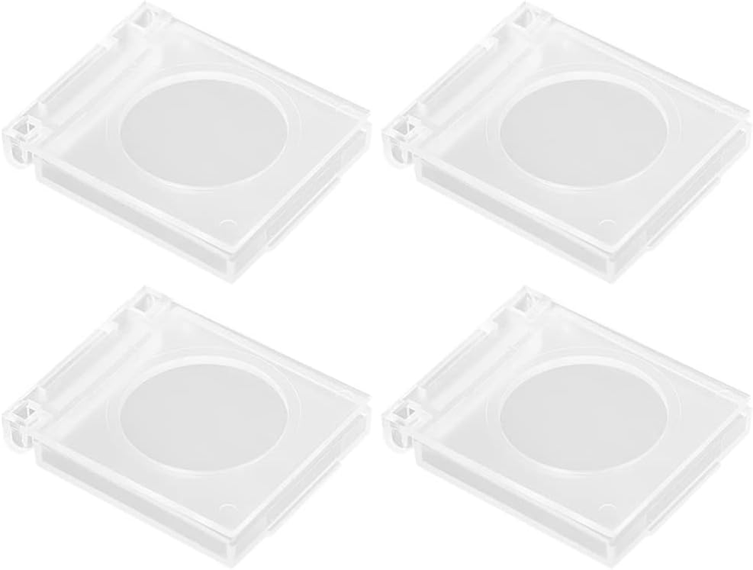 Zerodeko Push Button Guard Plastic Push Power Button Cover: 4Pcs Replaceable Button Covers Wear Resistant Button Protectors Protectors Receptacle Outlet Covers