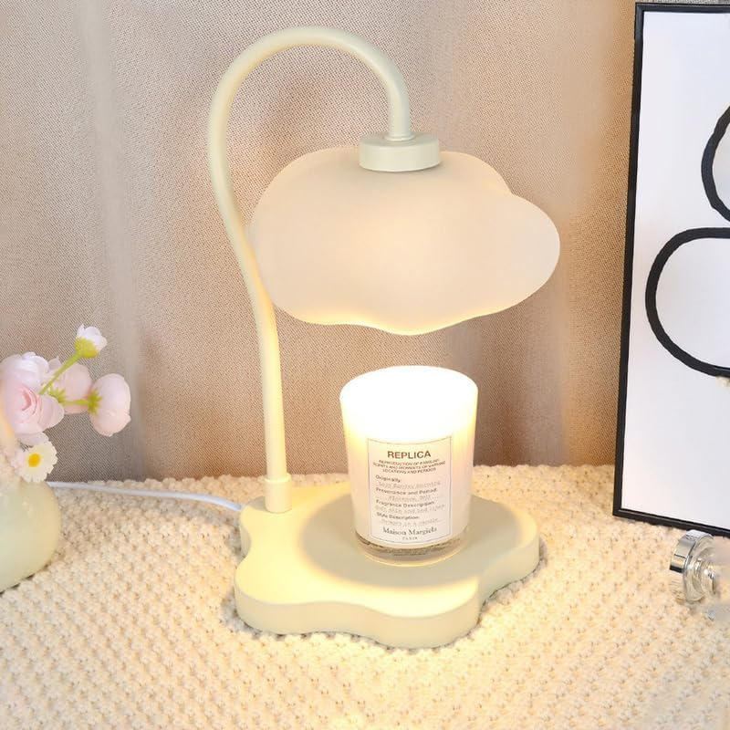 Candle Warmer Lamp with Timer and Dimmer, Gifts for Women Melt Wax Warmer Lamp with 2 Bulbs for Candle Jars House Warming New Home Decor Bedroom image number 1