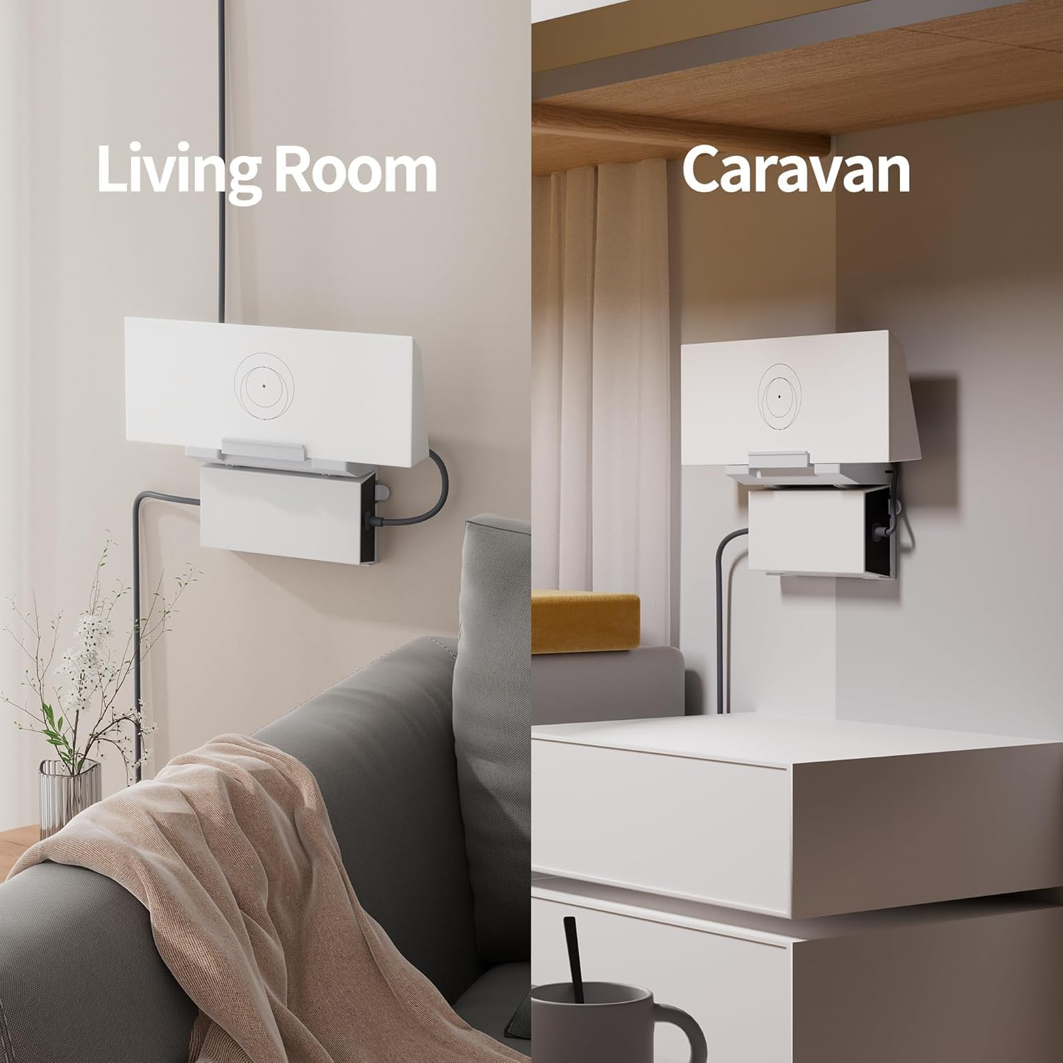 Router Mount for Starlink Gen 3-2 in 1 Fit Starlink V3 Router Wall Mount & Star Link Gen 3 Power Supply Mounting Kit for Starlink Gen3 Standard image number 4