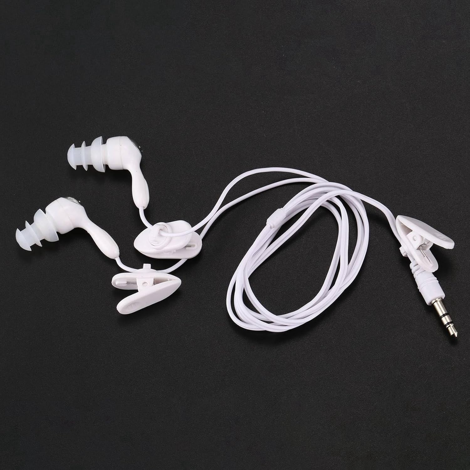 Mellisso 10X Water Proof In-Ear Headphone Earphone for MP3 MP4 Underwater White image number 2