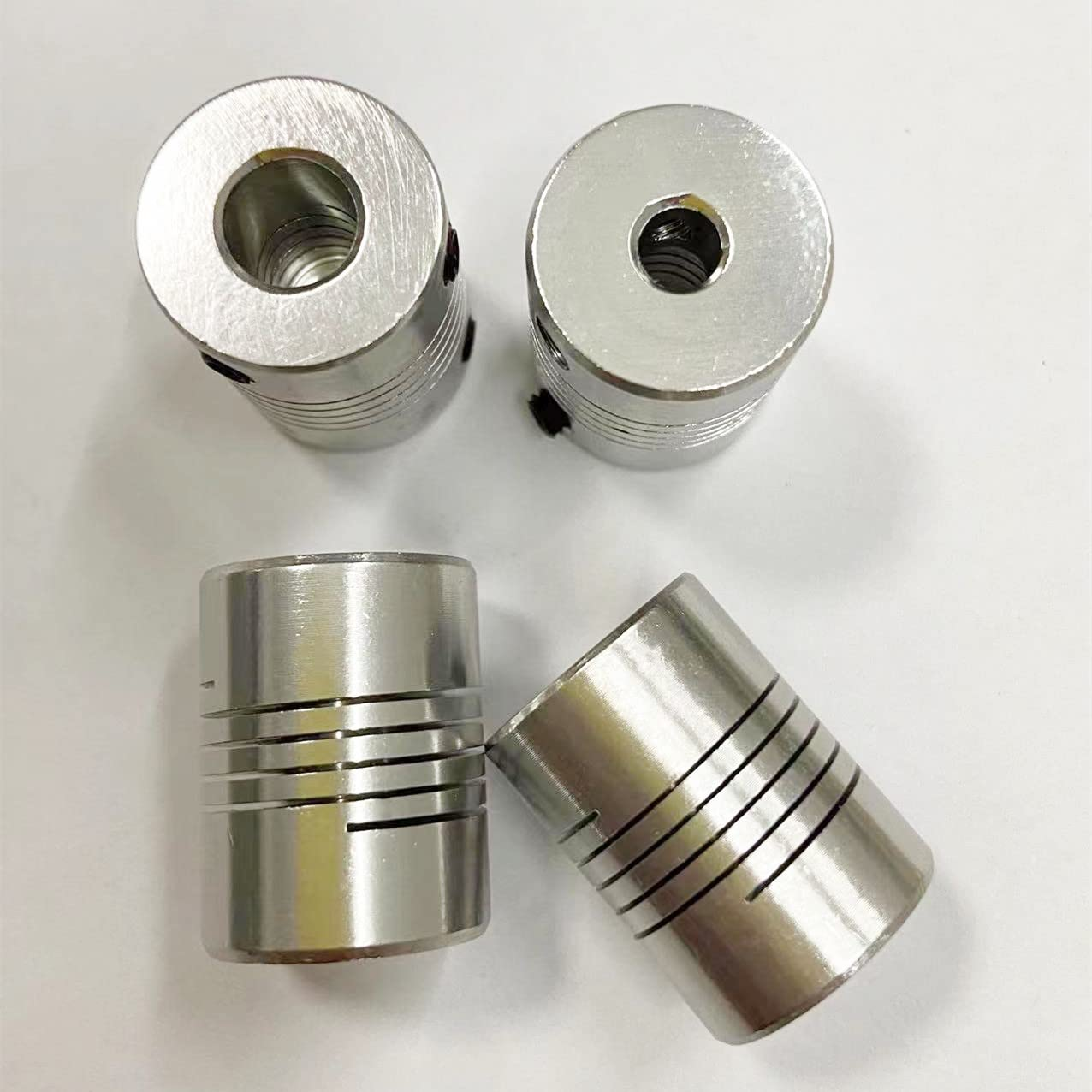 Ruimou 5PCS 5Mm X 8Mm Aluminum Flexible Shaft Coupling Od19Mm X L25Mm CNC Stepper Motor Coupler Connector image number 4