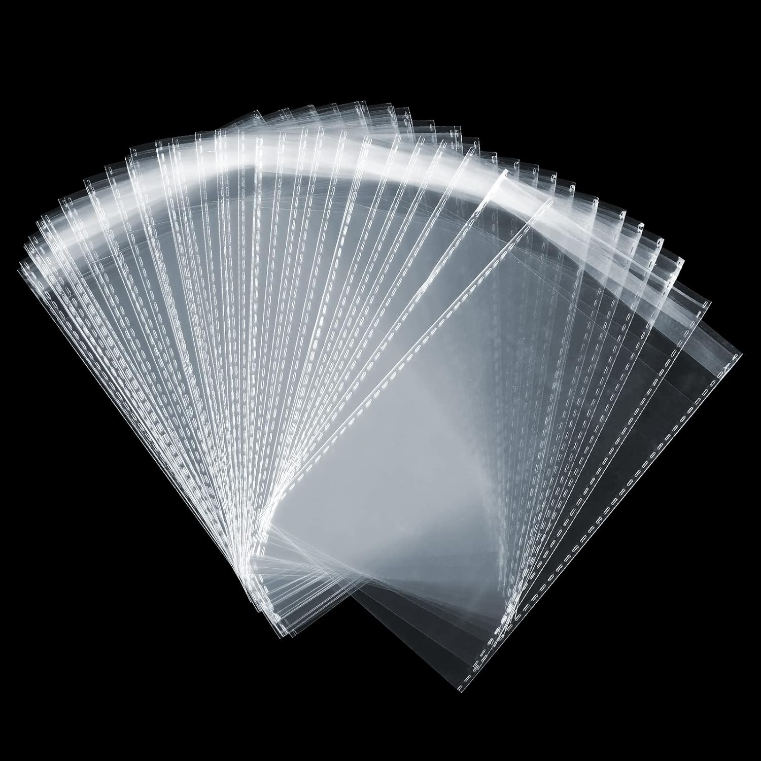 GWHOLE 100 PCS 2.75X 3.94 Inch Resealable Clear Cello Cellophane Bags Self Adhesive Sealing for Bakery, Candle, Soap, Cookie Poly Bags image number 3