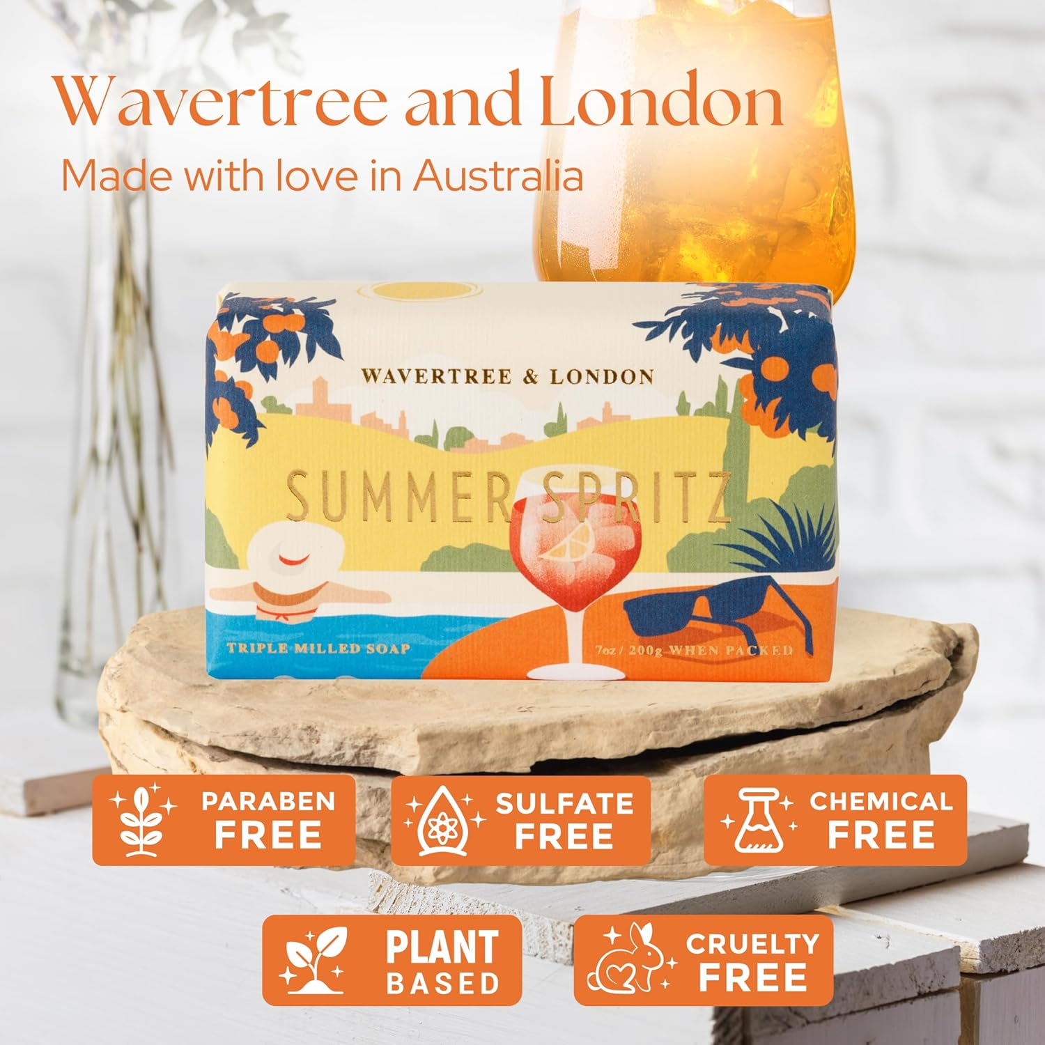 Wavertree and London Summer Spritz Soap Bar 200 G image number 3