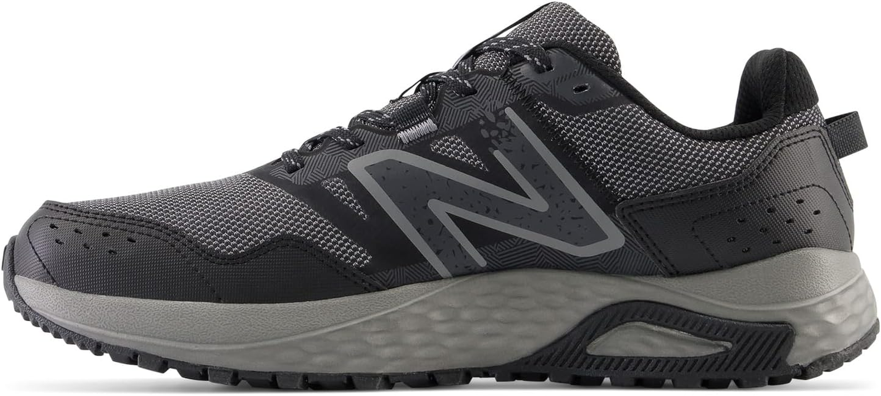 New Balance Mens 410 V8 Trail Running Shoe, Phantom/Black/Castlerock, 9.5 Wide image number 3