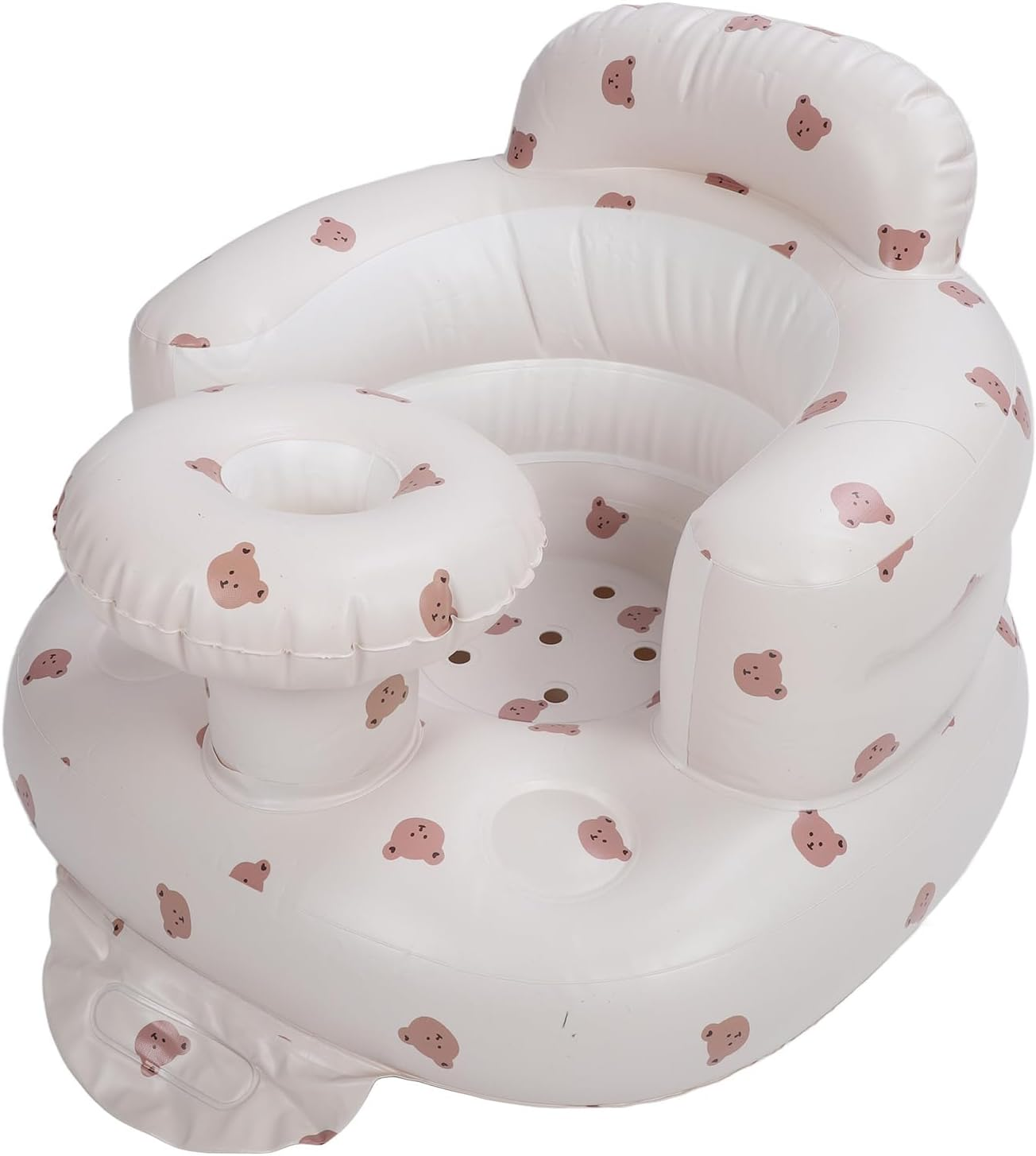 Baby Inflatable, Infant Back Support Sofa with with Tray Air Pump and Storage Case, Sitting up Toddler Chair for Babies 3 Months and Up image number 6