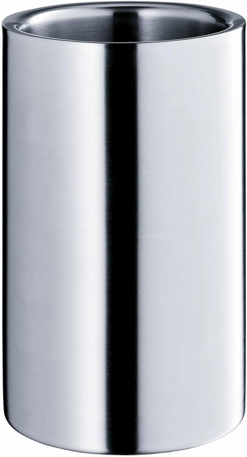 WMF Clever&More Champagne Wine Cooler Stainless Steel 19.5 Cm Bottle Cooler Double Walled Keeps Cooler Longer Champagne Cooler Wine Cooler Ice Cube Tray Matte image number 2