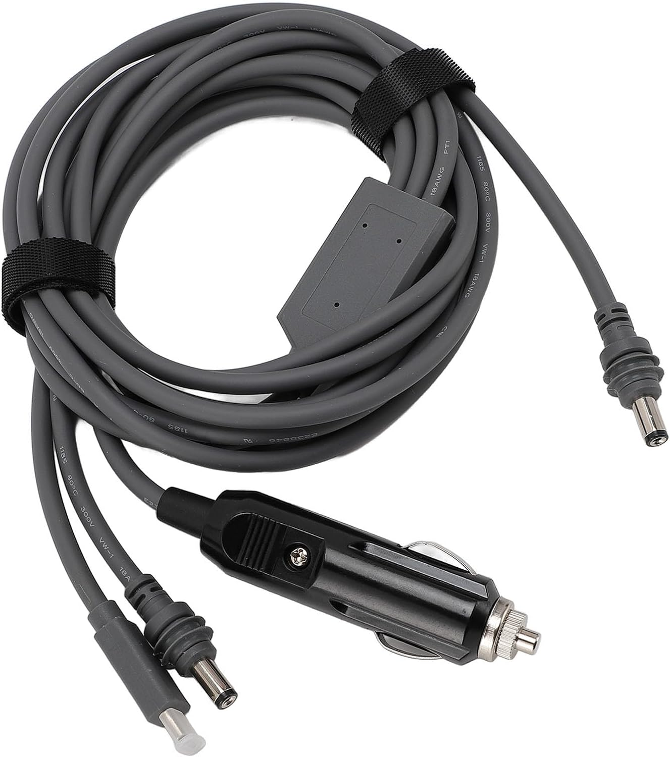 For Starlink Mini DC Power Cable, 3 in 1 DC Male to DC Male/Usb C/Car Charger Adapter, 100W, for Starlink Mini Cable, 18AWG, Water Proof (5M) image number 1