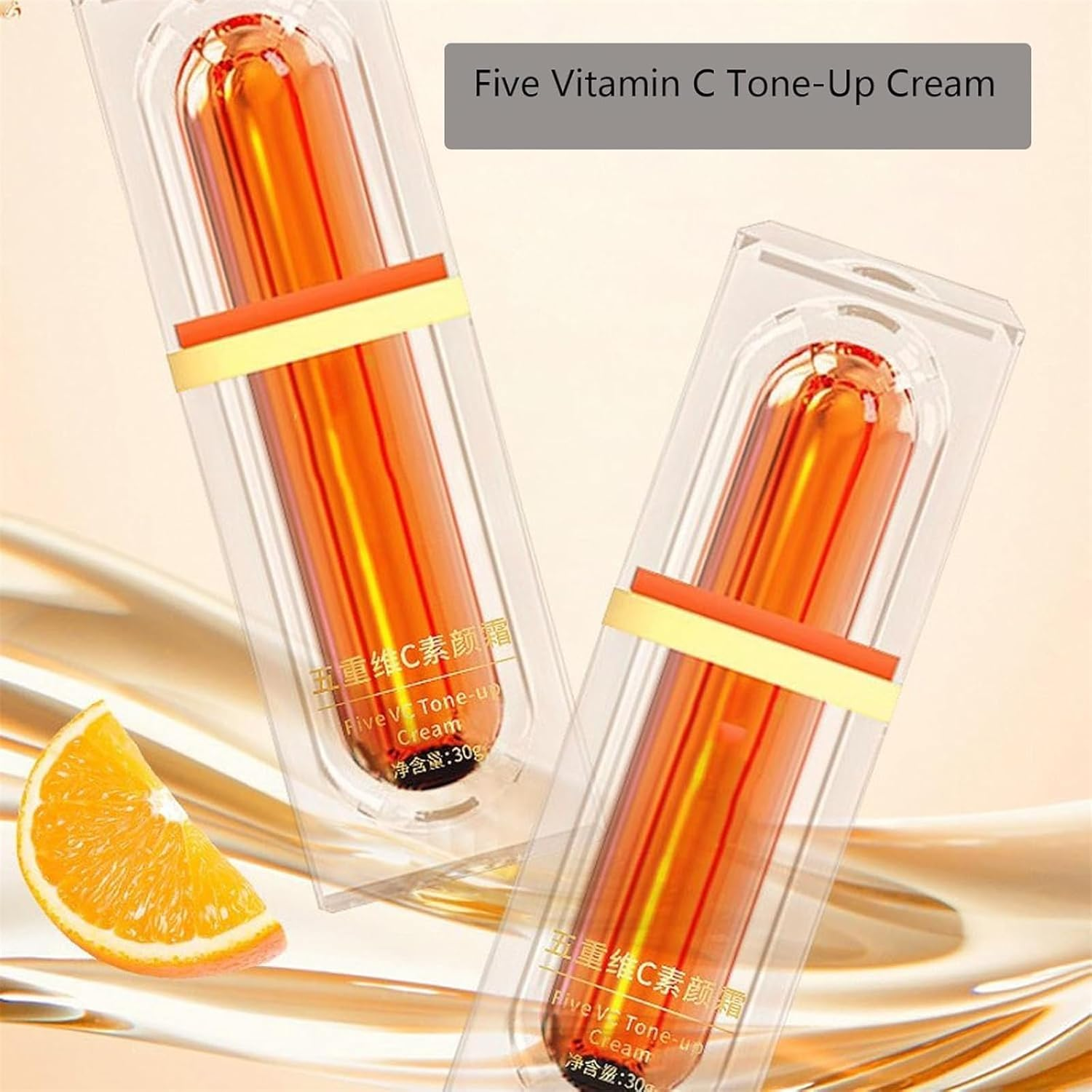 Vitamin C Tone up Cream Set, 2025 NEW VC Cream for Face, Quick Makeup Moisturizer, Lightweight VC Toner​​-Blended Formula for Smoothing & Glowing All Skin Types (3Pcs) - 3Pcs image number 3
