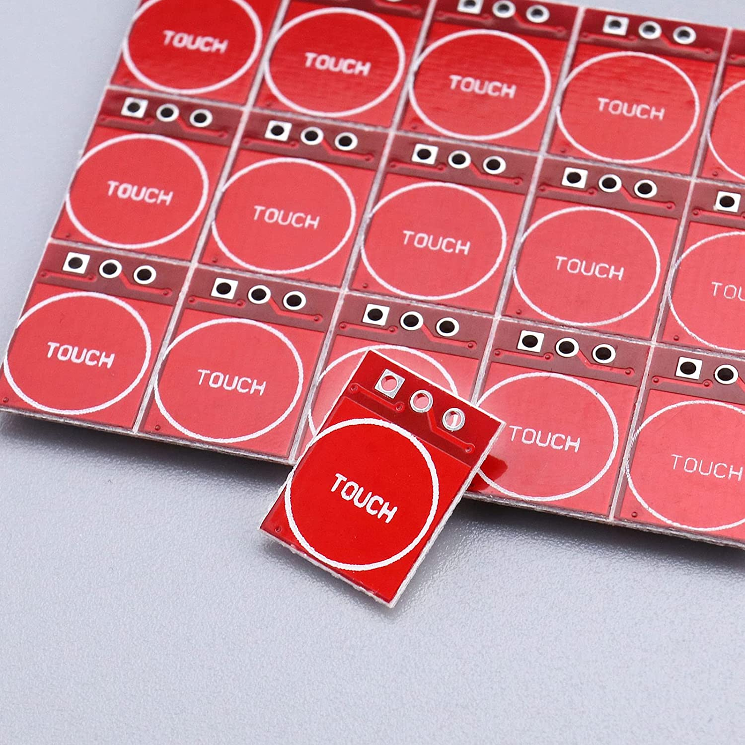 10PCS TTP223 Touch Button Module Capacitive Settable Self-Lock/No-Lock Switch Board 2.5-5.5V Power Supply 15X11Mm CCL Self Locking Touch Switch Sensor image number 2