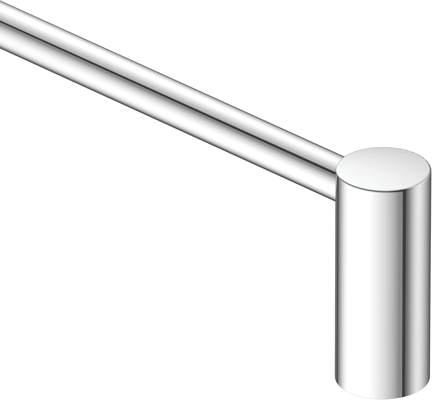Moen YB0424BN Align 24-Inch Modern Single Towel Bar for Bathroom or Kitchen, Brushed Nickel