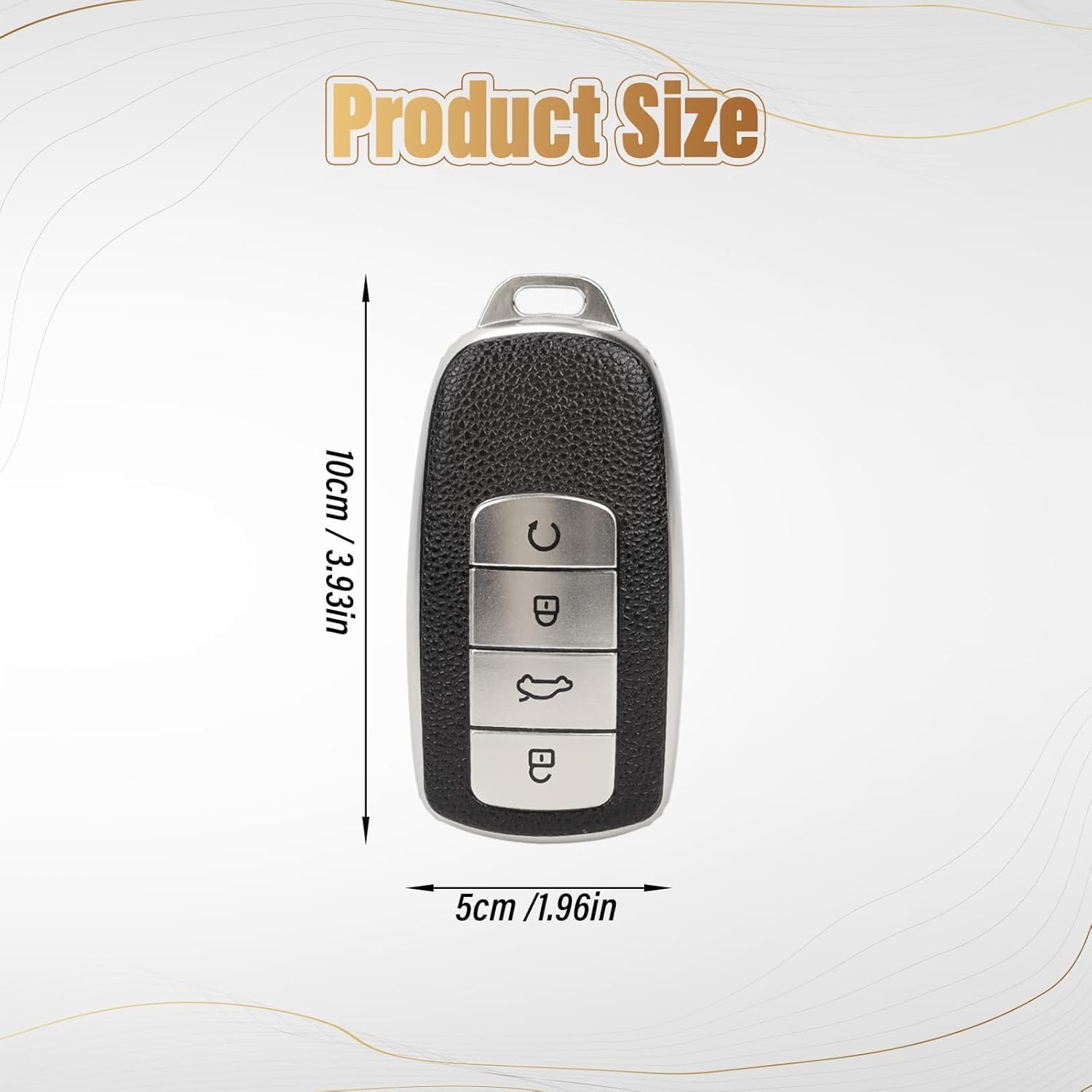 2 Pcs Car Smart Key Fob Case TPU Car Key Protection Cover Compatible with Chery Omoda 5 Compatible with Tiggo 8 Pro (Green) image number 3