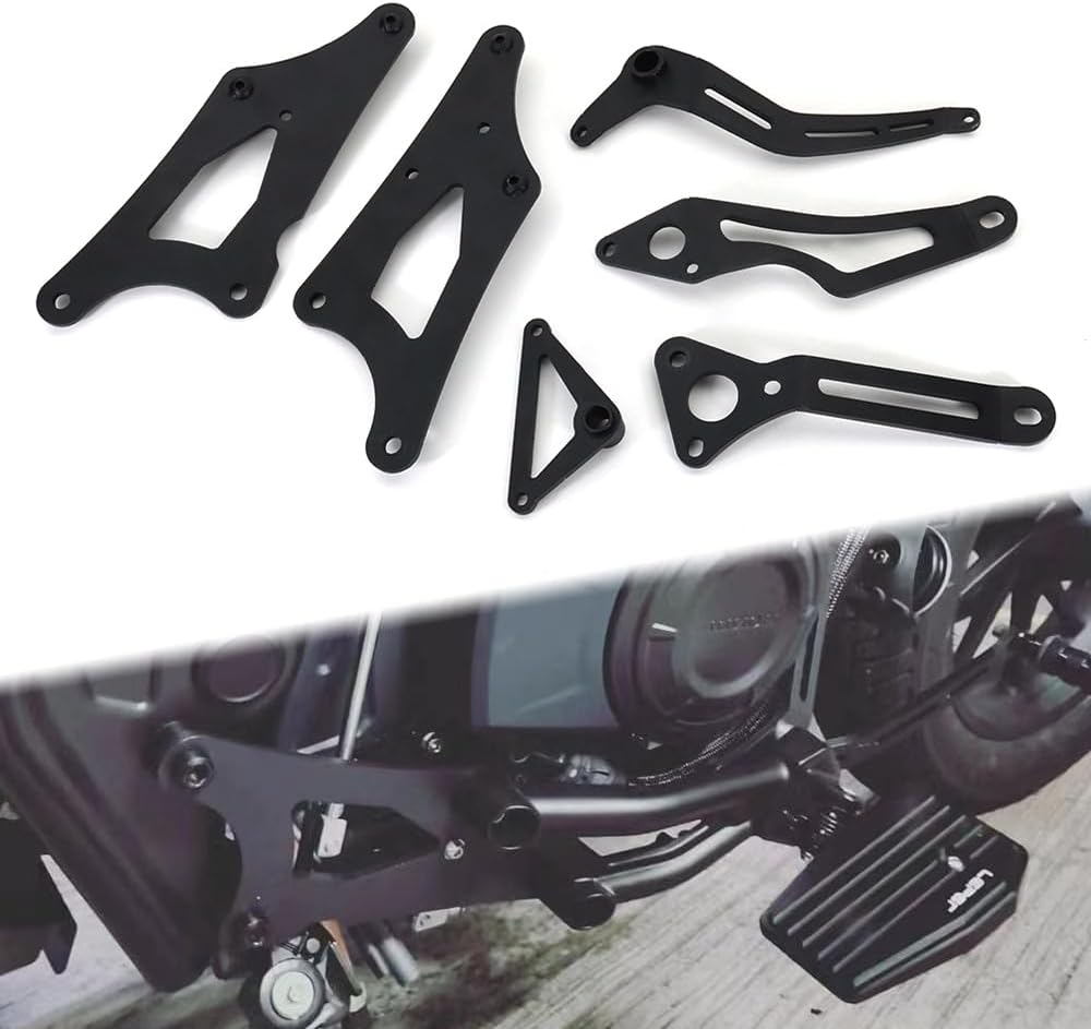 Xitomer Repositioning Footrest Kit for CMX500 Rebel Controls Rebel 2022 CMX500 Rebel 2017 2018 2019 2020 2021 CMX500 Rebel Adjustable Footrest image number 3