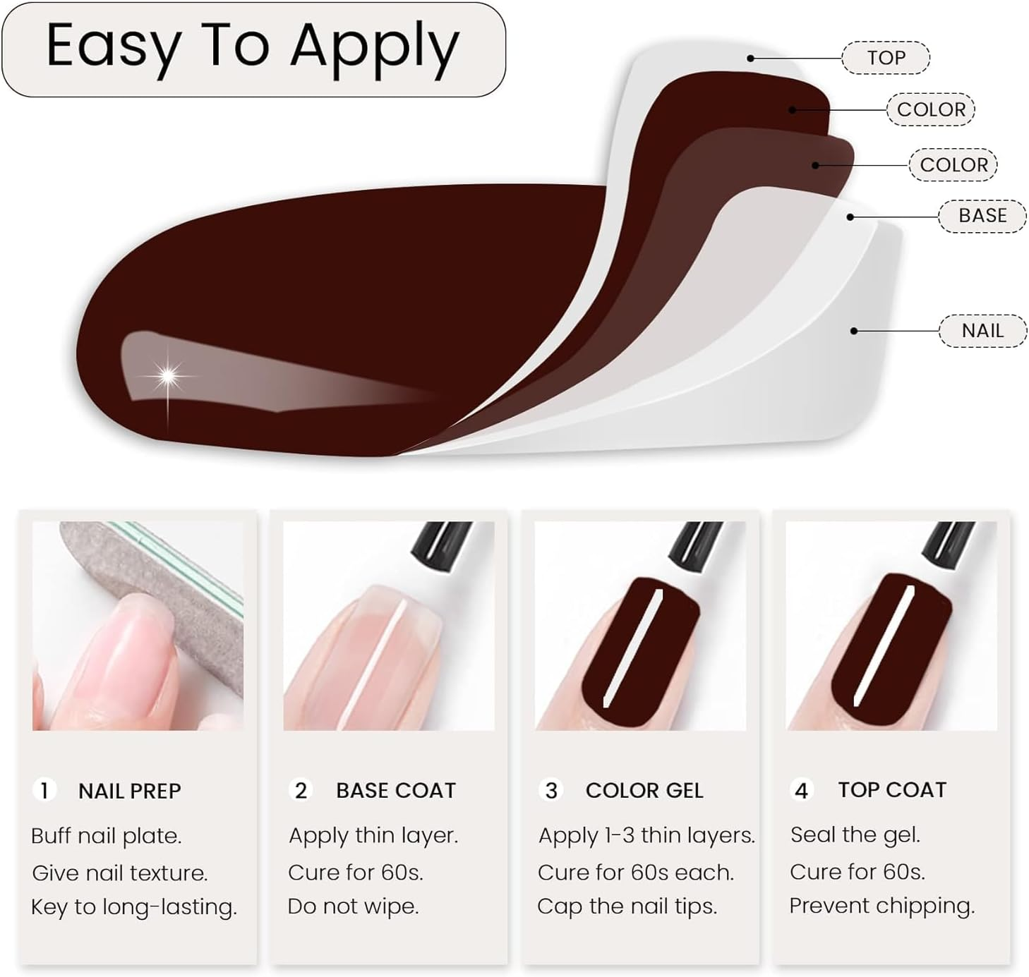 Vishine Jelly Glitter Gel Polish Pink Nude Gel Nail Polish Sheer Neutral Translucent Nail Polish Holographic Nail Gel Shimmer for Nail Art DIY Manicure and Pedicure at Home E029 image number 5