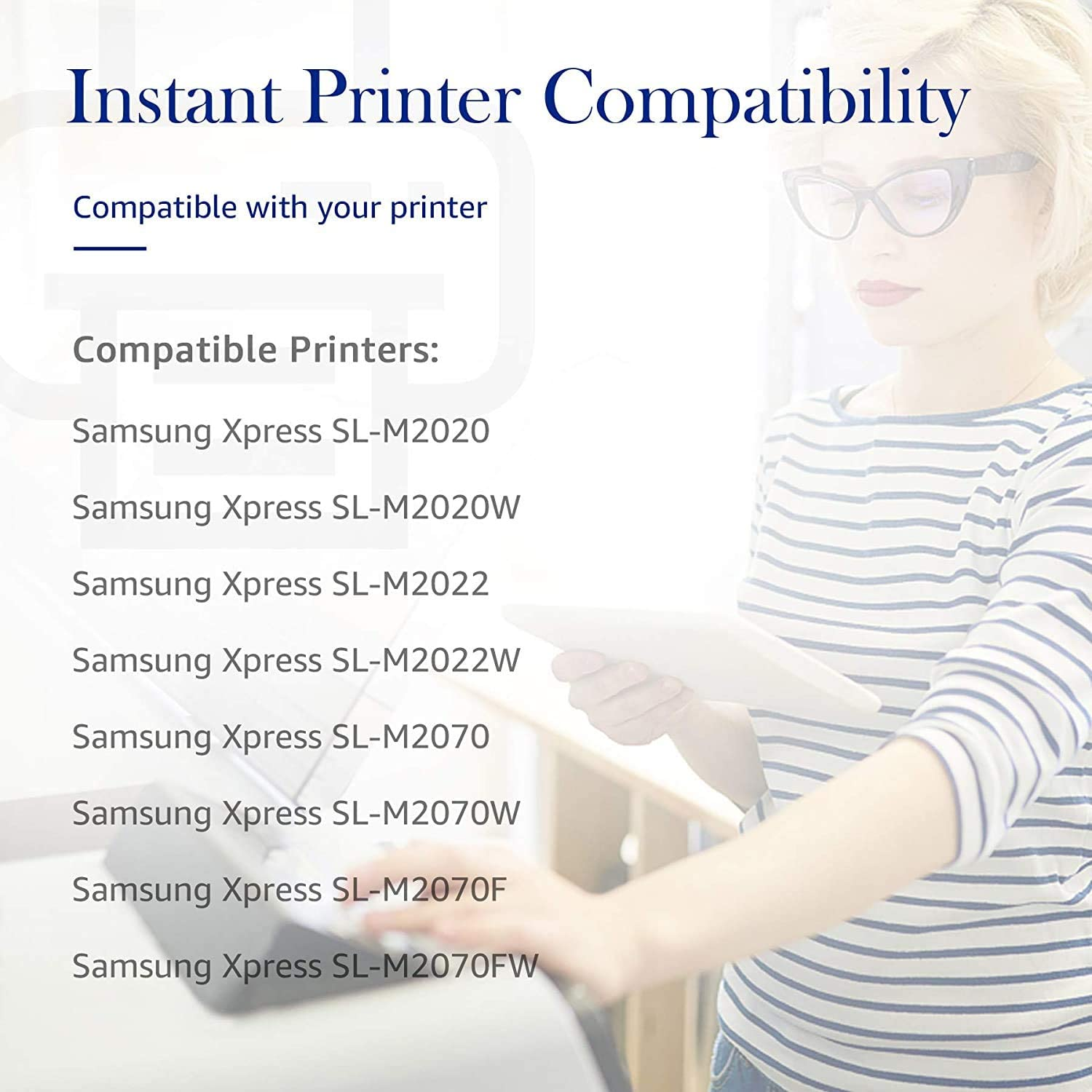 3 Pack Compatible MLT-D111S Toner Cartridge Compatible with Samsung SL-M2020 SL-M2020W SL-M2070 SL-M2070FW(3 Pack) image number 2