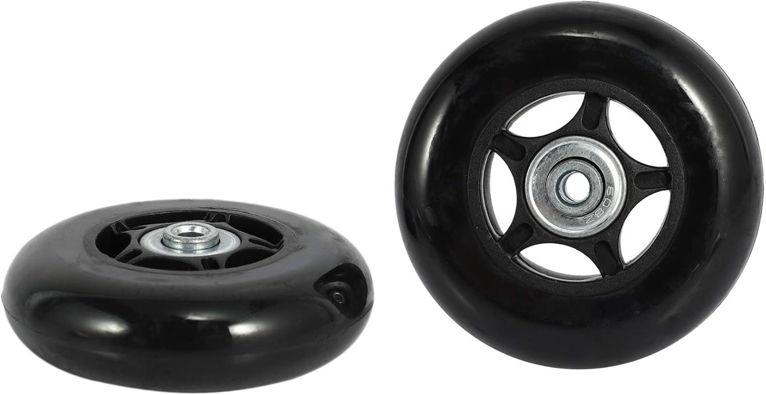 2 Set Luggage Suitcase Replacement Wheels OD 80Mm image number 1