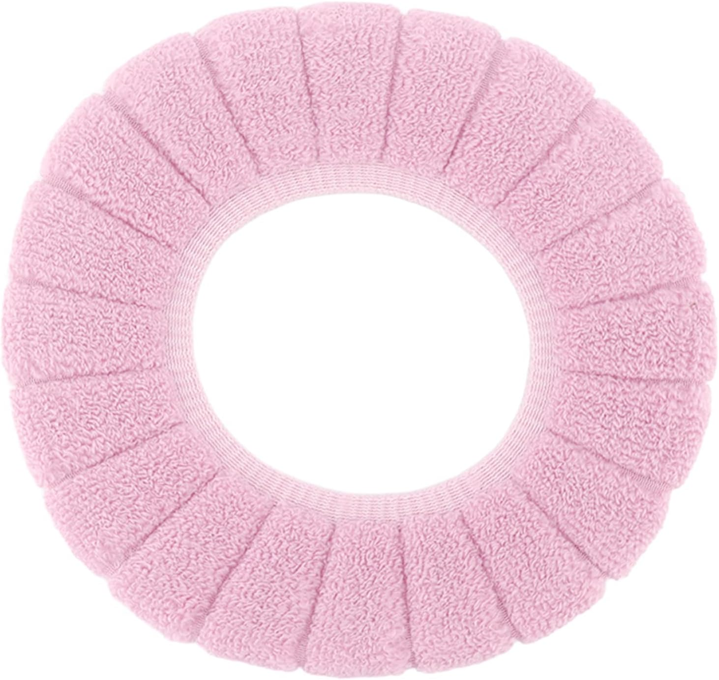 Toilet Seating Cover, Soft Reusable Toilet Seating Pad Washable for Home (Pink)