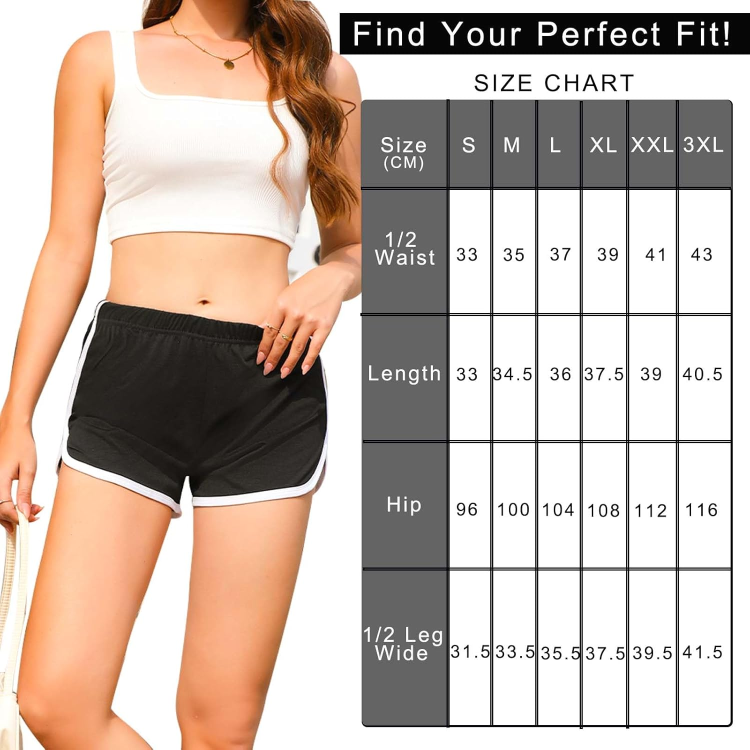 Cameway 2 Pack Women Cotton Running Athletic Shorts Gym Yoga Summer Active Dance Shorts Pants image number 2