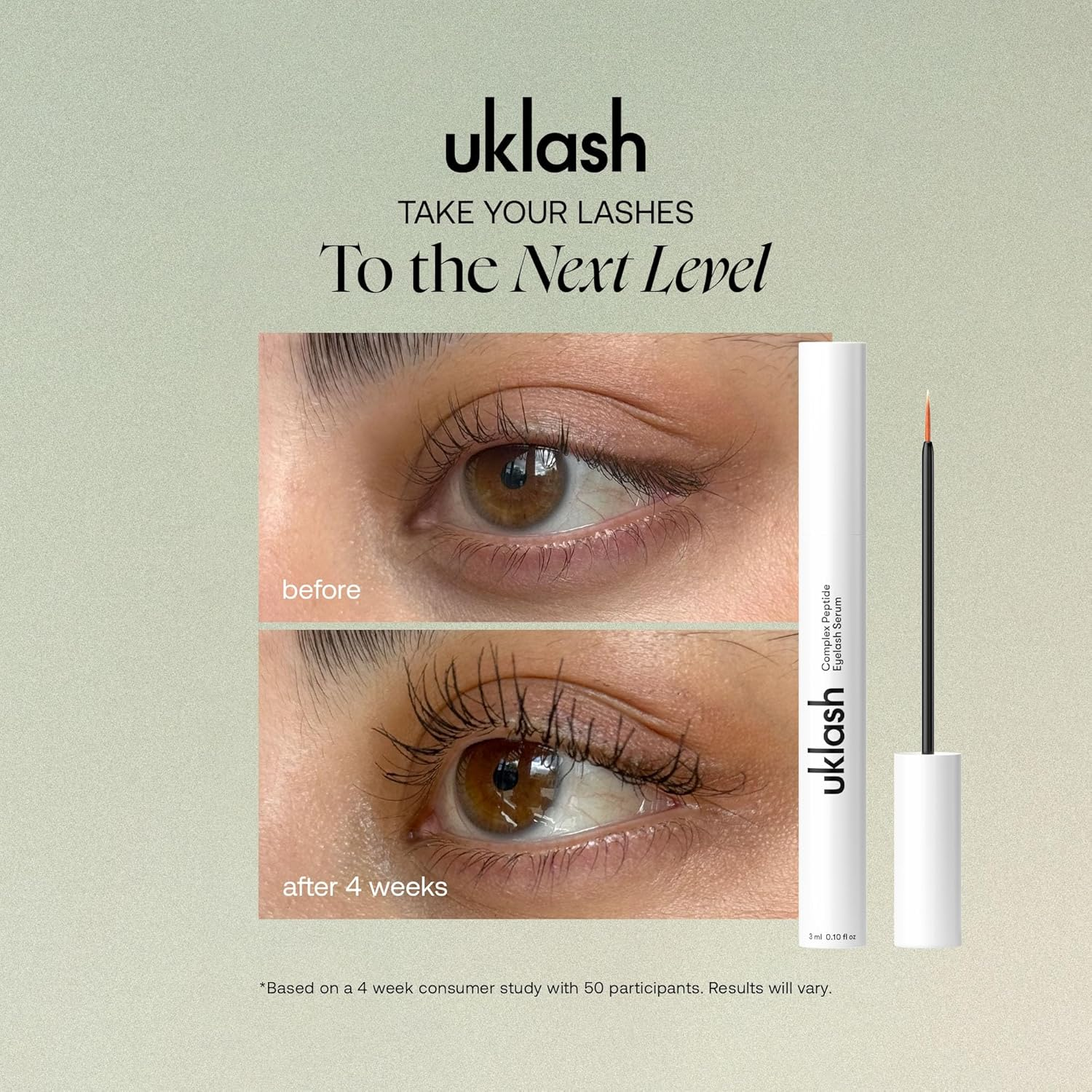 Uklash Complex Peptide Eyelash Serum 3 Ml image number 6