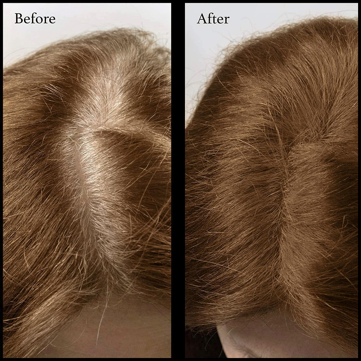 Nubeauti Root Touch up Powder - Natural Hairline Concealer with 11 Shades - Free of Fragrance, Talc & Parabens (With Brush, Warm Brown) image number 4