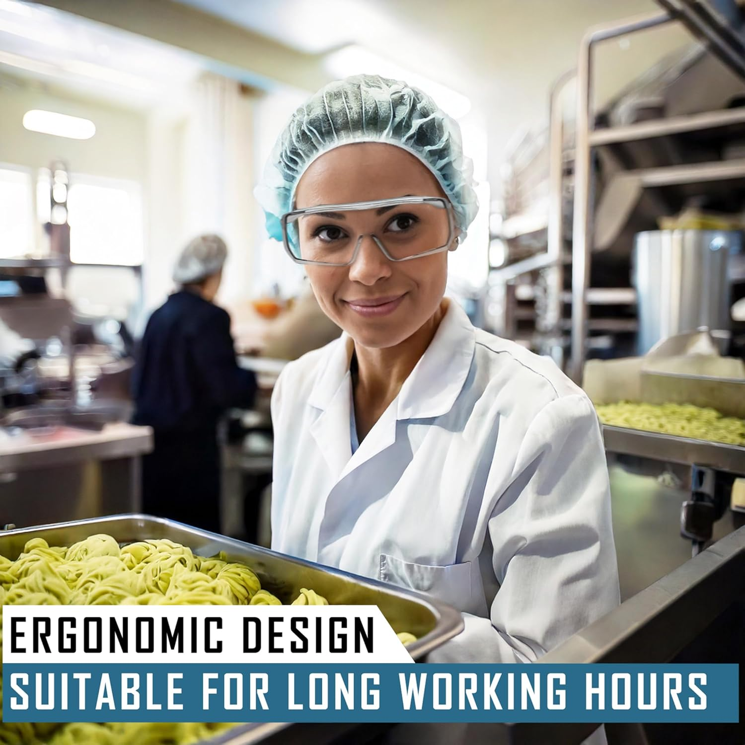 ACE Evo OTG Arbeits-Brille F&uuml;r Brillentr&auml;ger - &Uuml;ber-Schutzbrille F&uuml;r Bau, Handwerk & Industrie - EN 166 image number 3