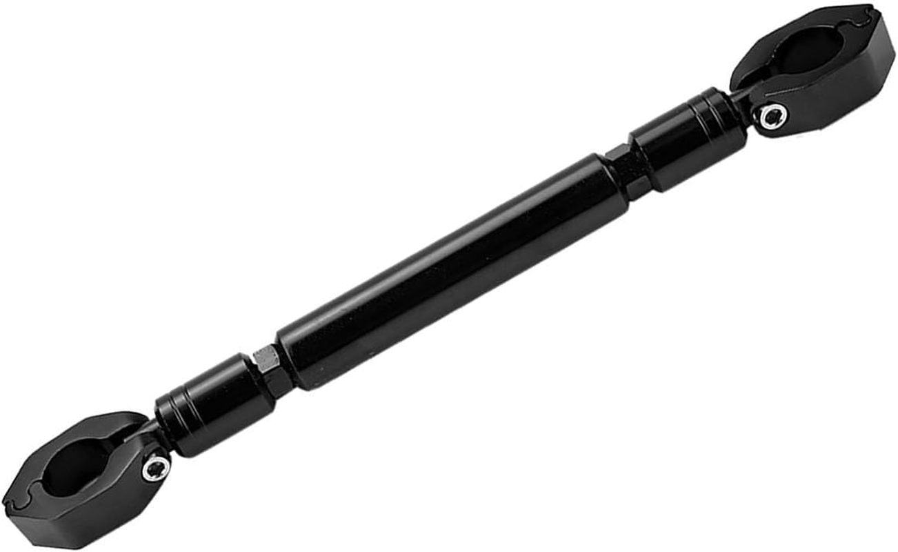 Adjustable Universal 22Mm Motorcycle Handlebar Cross Bar - High Strength Tool for Easy Installation, Black (Black #02) - Blue image number 3