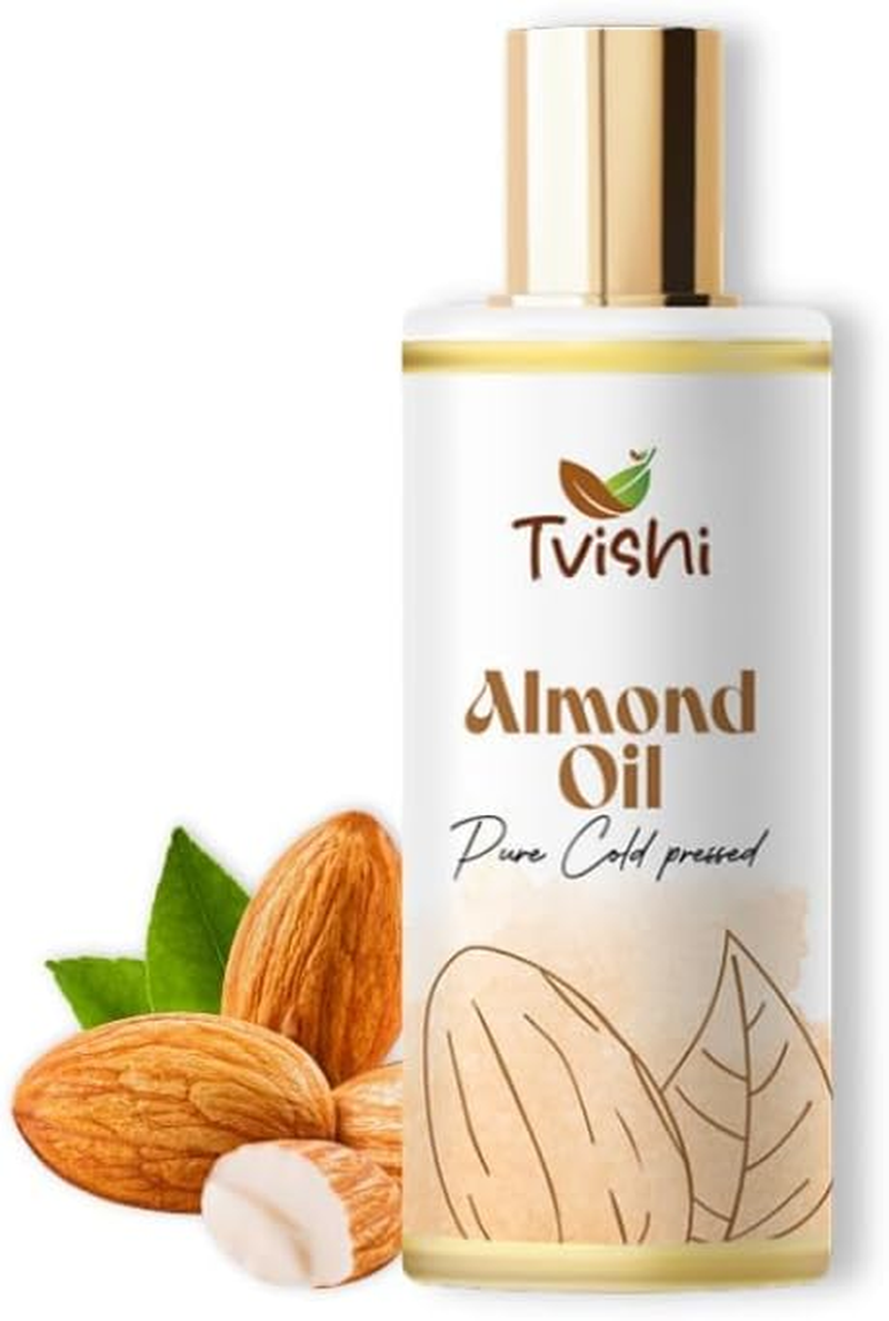 MANTRAMART Natural Cold-Pressed Almond Oil 100 Ml | 100% Pure Sweet Almond Oil for Skin & Hair Care image number 1