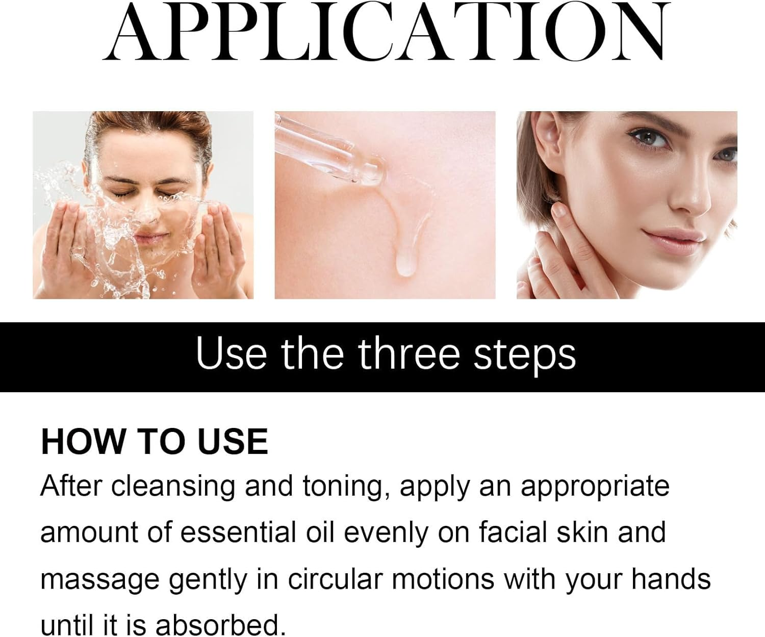 Castor Oil for Face, Castor Oil Black Seed Oil Rosehip Oil Face Serum, Organic Natural Face Oil, Hydrates Skin (3Bottle) - 1Bottle image number 5