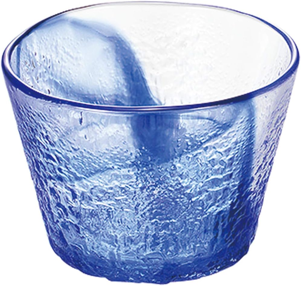Toyo Sasaki Glass P-43315-F/B-JAN Buckwheat Boaguchi Blue, Approx. Diameter 3.6 X 2.6 Inches (9.2 X 6.5 Cm), Rush Blue, Tsuyu Pot, Made in Japan, Dishwasher Safe image number 4