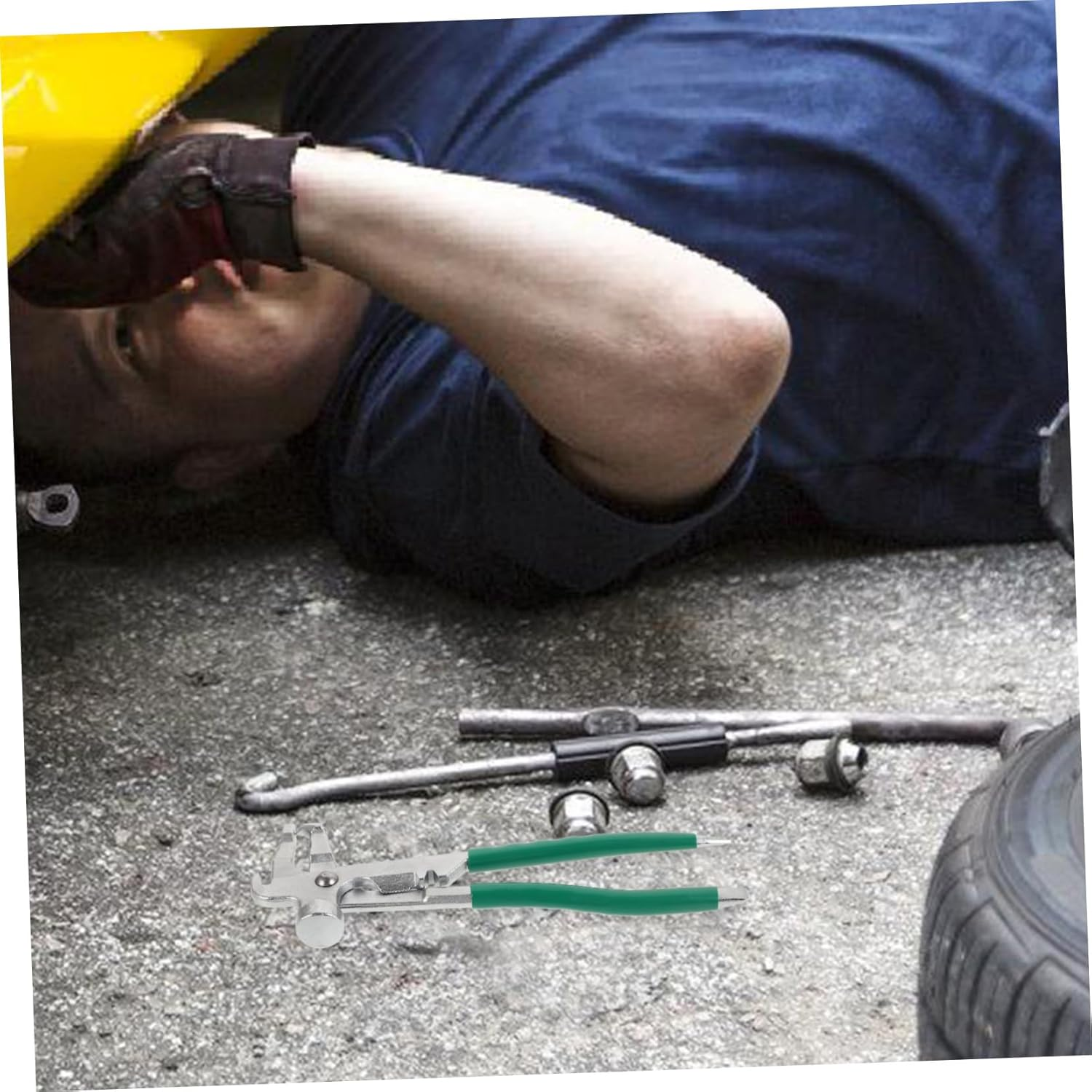 PLAFOPE Heavy Duty Wheel Weight Pliers Tire Balancing Tool for Clip-On Weights Car Accessory and Tire Repair Maintenance in Automotive Workshop image number 2