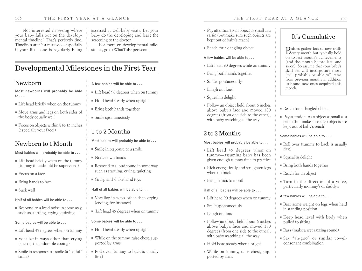 What to Expect the First Year: (Updated in 2025)