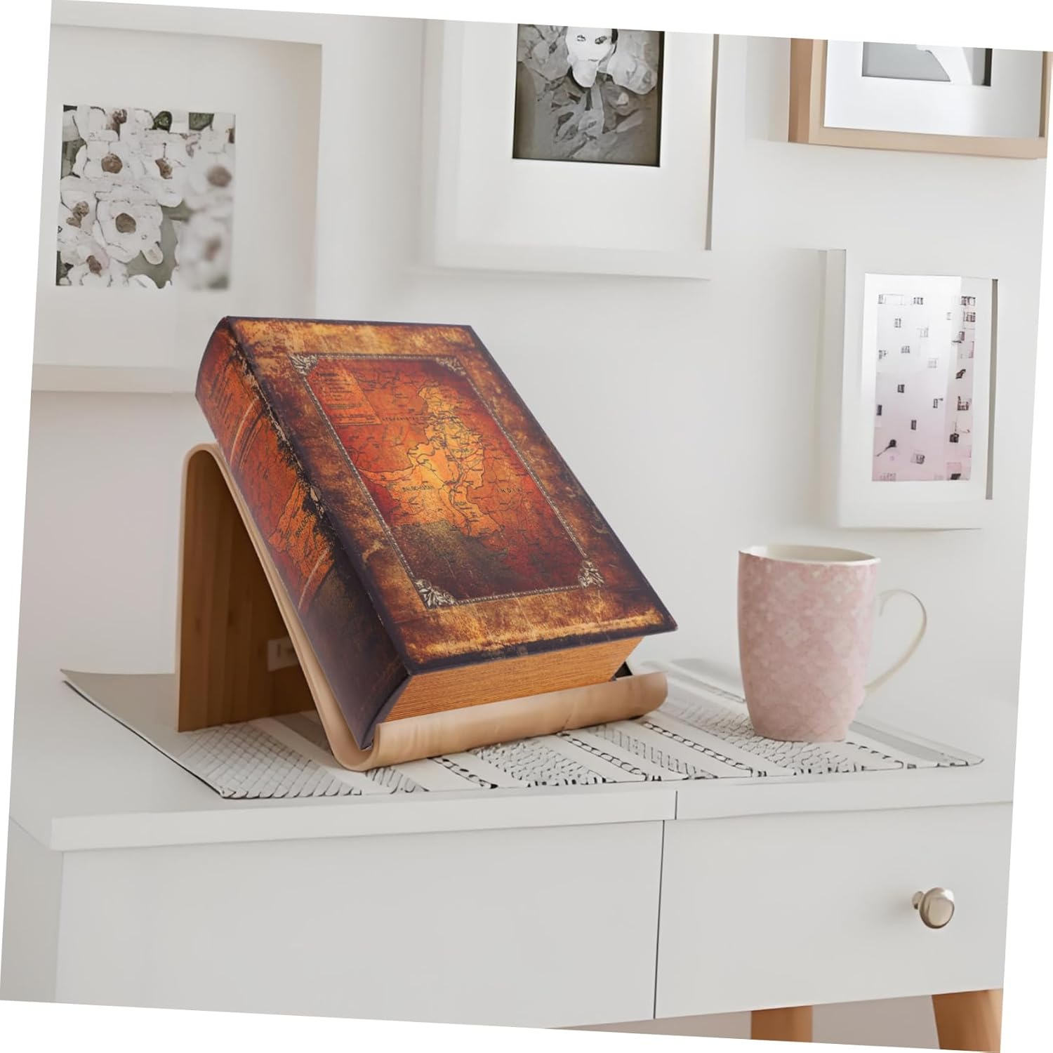 Sosoport Book Shaped Storage Box Fake Book Decorative Key Organizer Large Jewelry Box for Home Decor image number 6