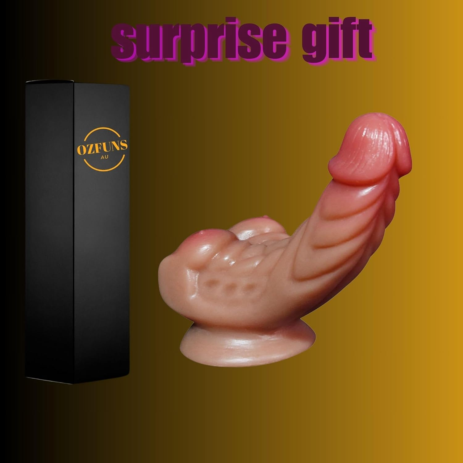 Ozfuns 7.5 Inch Premium Silicone Male Torso Dildo Flexible Dildo with Realistic Sexy Men'S Body Sex Toy for Men Women Couple Gay