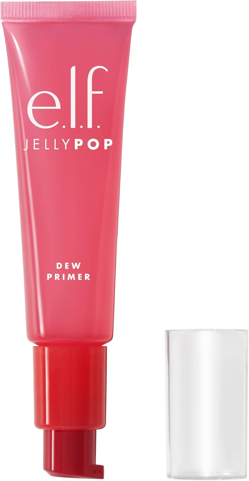 E.L.F. Jelly Pop Dew Primer, Limited Edition Translucent Face Primer for Moisturizing & Smoothing Skin & Gripping Makeup, Vegan & Cruelty-Free image number 6