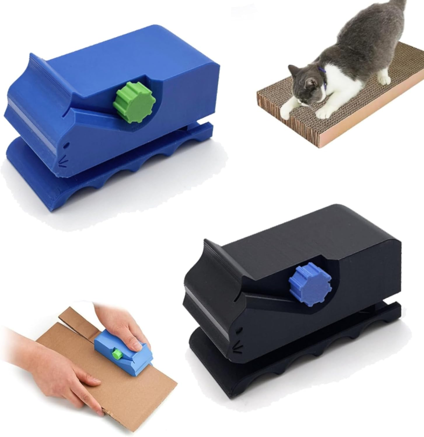 MOAZIFI 3D Printed Cardboard Cutter for Cat Scratchers, DIY Cardboard Cutter Tool & Cardboard Cutter, Professional Cardboard Cutter for DIY Cat Scratches for Cat Lovers image number 6