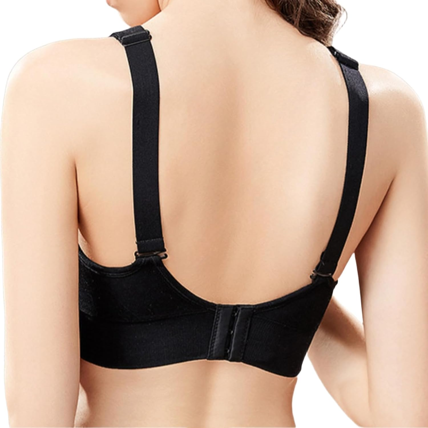 Dress Cici Premium Nursing Maternity Bra - Full Coverage V Neck Wirefree, 3 Pack image number 5