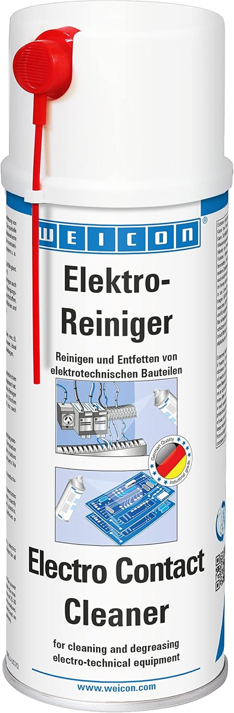 WEICON Electro Contact Cleaner | 400 Ml | Contact Spray for Electronic Components | Dissolves Corrosion | Removes Dust and Dirt |Increases Conductivity image number 4