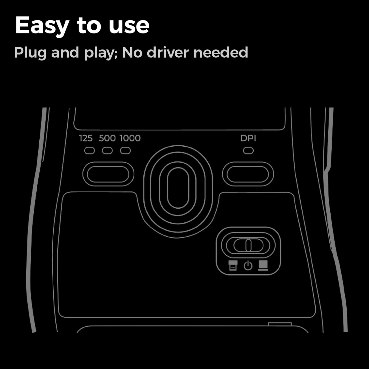 Benq Zowie S2-DW Wireless Mouse for Esports Sports Science Upgraded 4K Receiver 65G Balanced Driverless 3950 Sensor 4K Recall Rate image number 5