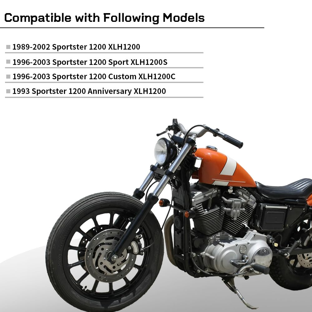 Top End Engine Gasket & Clutch Primary Cover Gasket Kit Compatible with for Sportster Custom Anniversary XL1200C 1200 XL1200 Sport XL1200S XLH1200 XLH1200C image number 3