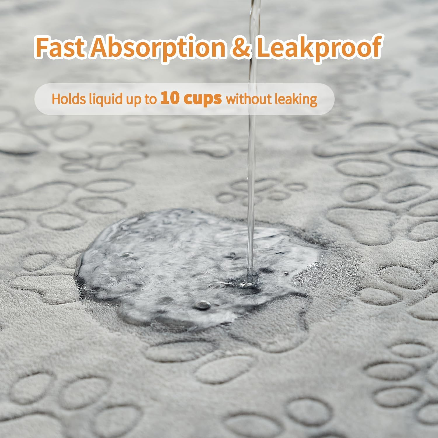 Qeils Reusable Puppy Pads, 2 Pack Washable Pee Pads for Dogs, Waterproof Non Slip Wee Wee Pad, Absorbent and Leakproof Training Mats for Potty, Crate, Playpen, Bed, Sofa, 18"X 24"