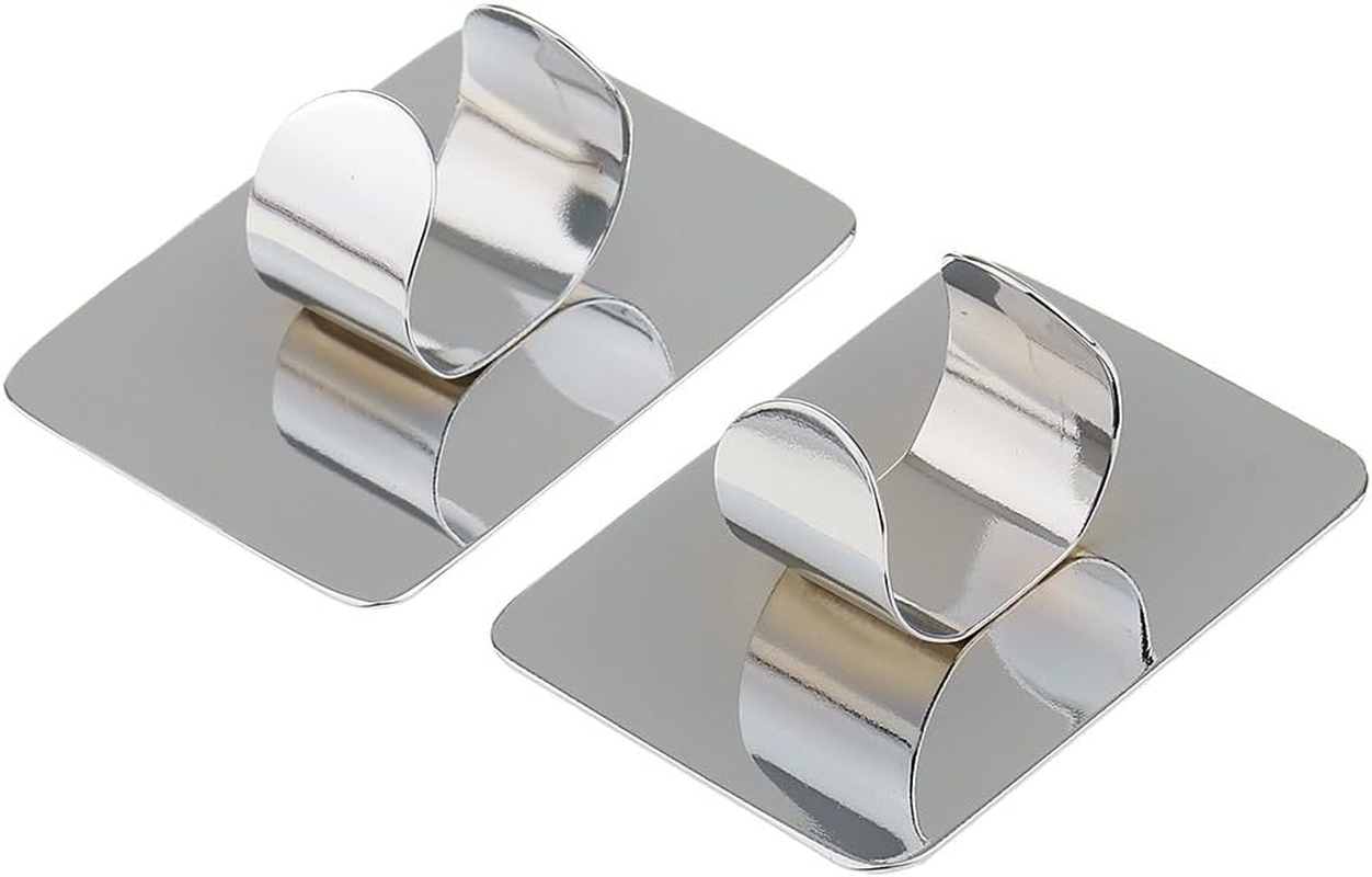 Baosity 2Pcs Nail Art Palette Cosmetic Mixing Palette Set Ring Manicure Nail Tool for Blending Paint Shades Concealers Lipsticks