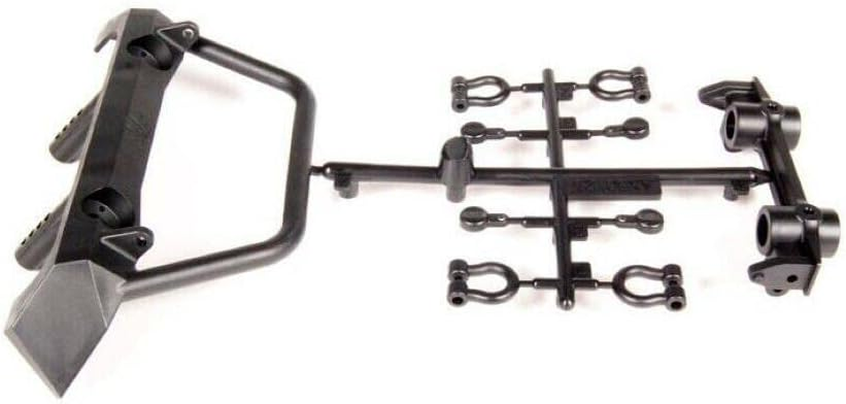 AX80125 Axial Racing RC Poison Spyder JK Brawler Lite Front Bumper Set Fits: AXIAL SCX10 II New 1/10 Scale Rock Cralwer Truck 4X4 6X6 Cars image number 2