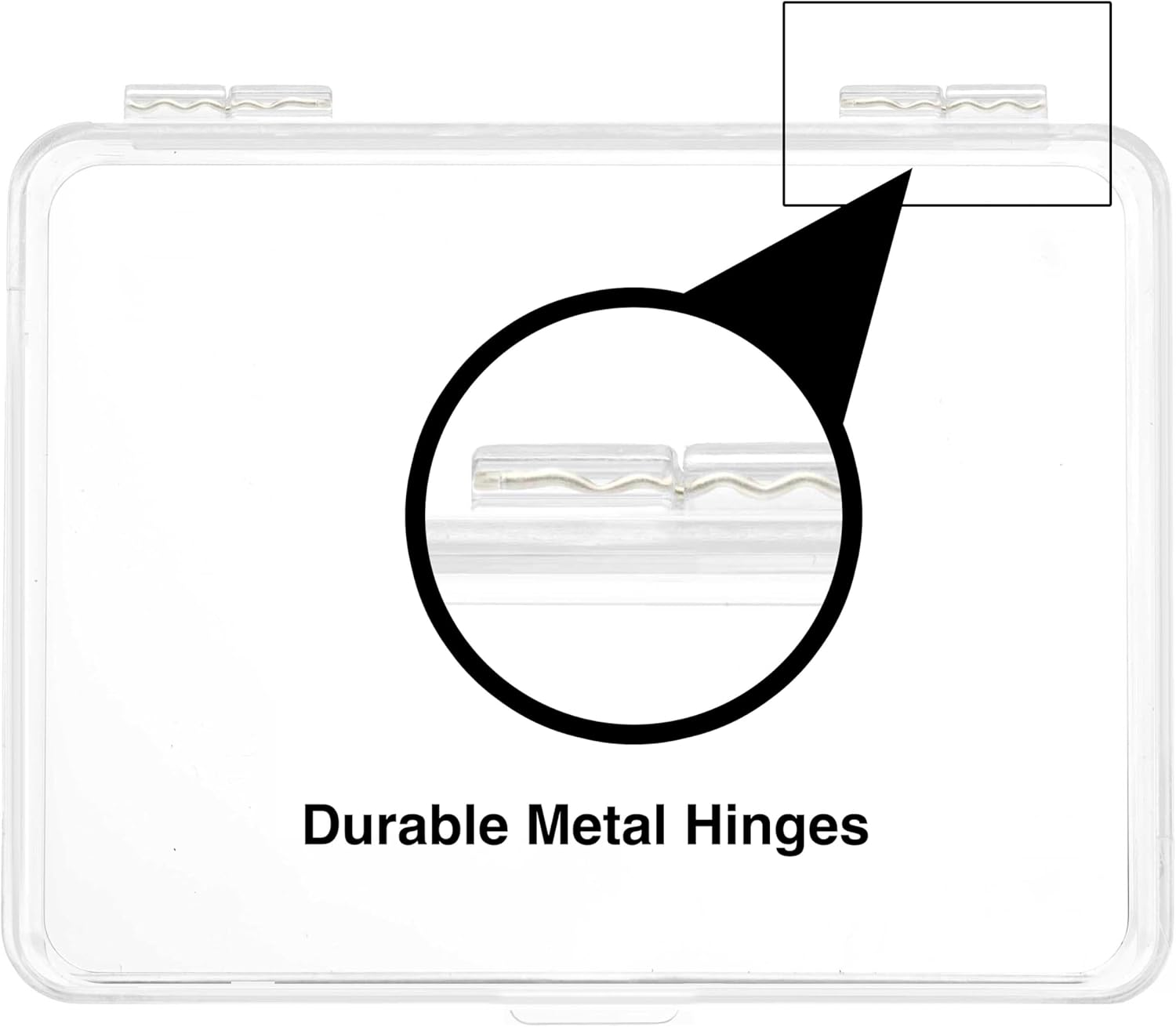 Vueset Taxi | Makeup Organizer Travel Case | 5 Sections, Transparent, 4.25 X 3.25 X 0.75 Inches, Transparent Case image number 6