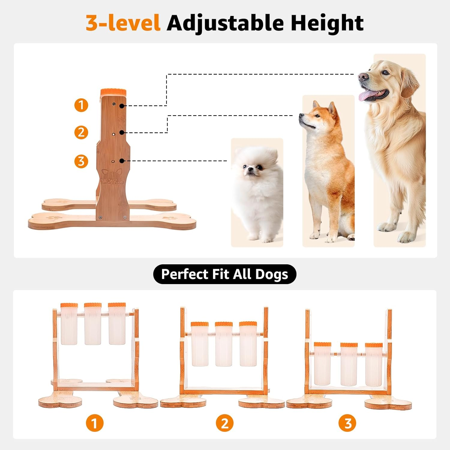 LOOBANI Dog Puzzle Toys Wooden - Interactive Dog Toys for Mental Stimulation, Treat Dispensing, Food Slow Feeder for Small to Large Dogs image number 1