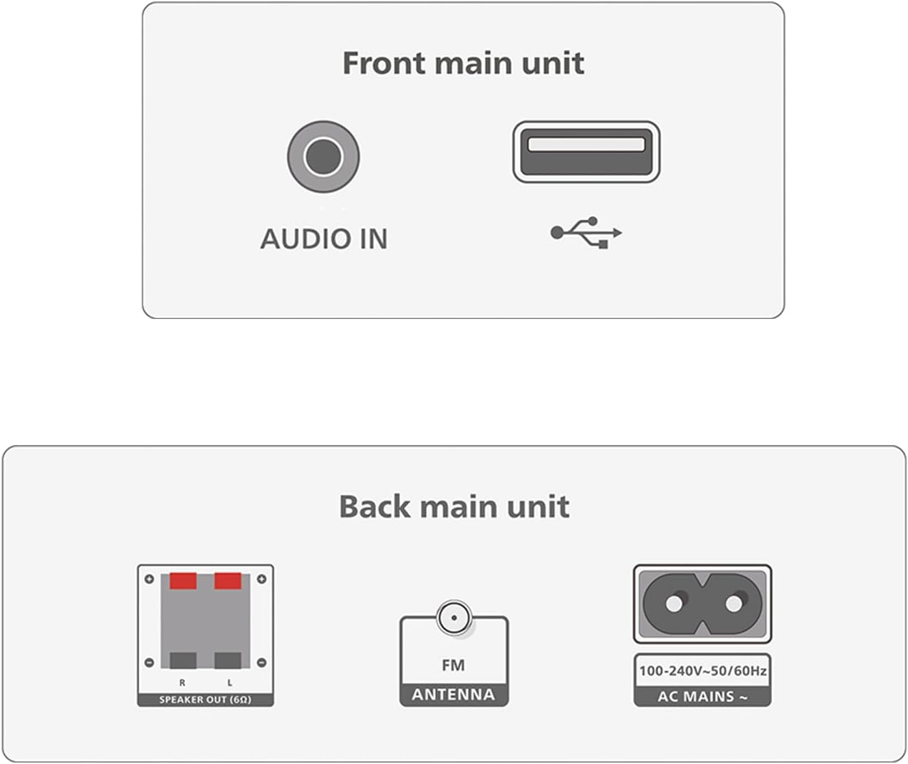 Philips TAM3205M2 Micro-Music System Hifi, Bluetooth, CD Player, USB, Auracast FM Radio, 85% PCR Material image number 3