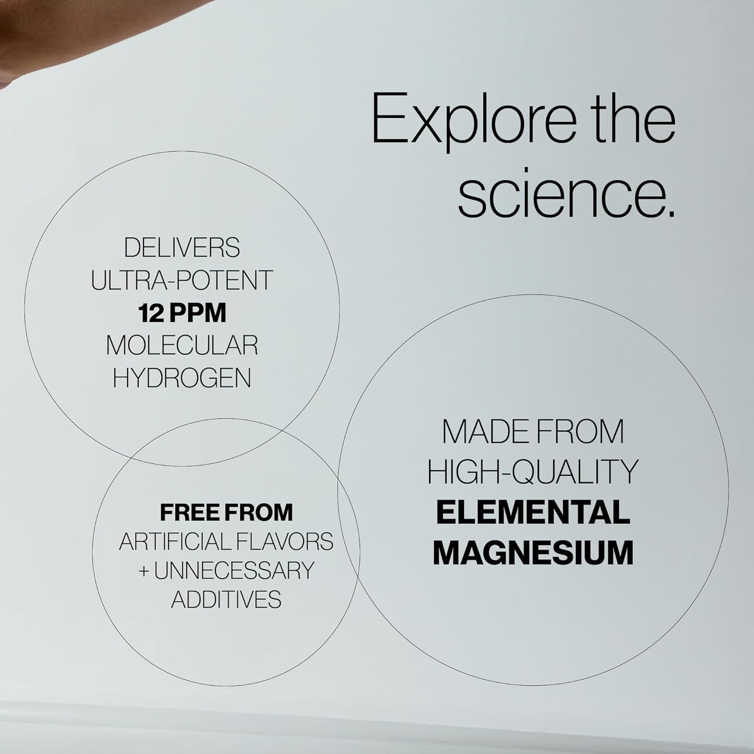 Molecular H2TAB Hydrogen Tablets with Magnesium -12 PPM Hydrogen Tablets for Drinking Water -Rich in Antioxidants, Supports Cellular Health, Recovery & Cognitive Function (30 Counts, Unflavored) image number 6