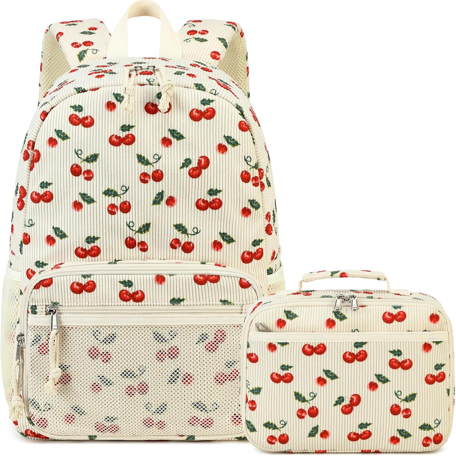 JIANYA Kids Backpack for School, Lightweight Girls Backpack with Lunch Box Children'S School Book Bag