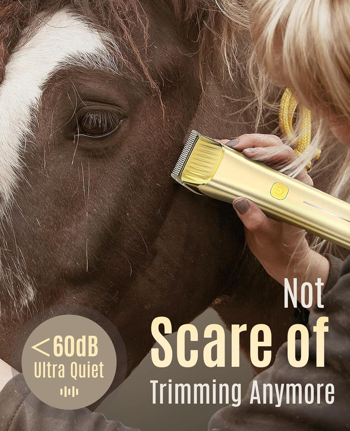 Oneisall Dog Clippers for Thick Fur Professional Dog Clippers Long Hair 2 Speeds Dog Shaver Dog Trimmer image number 4