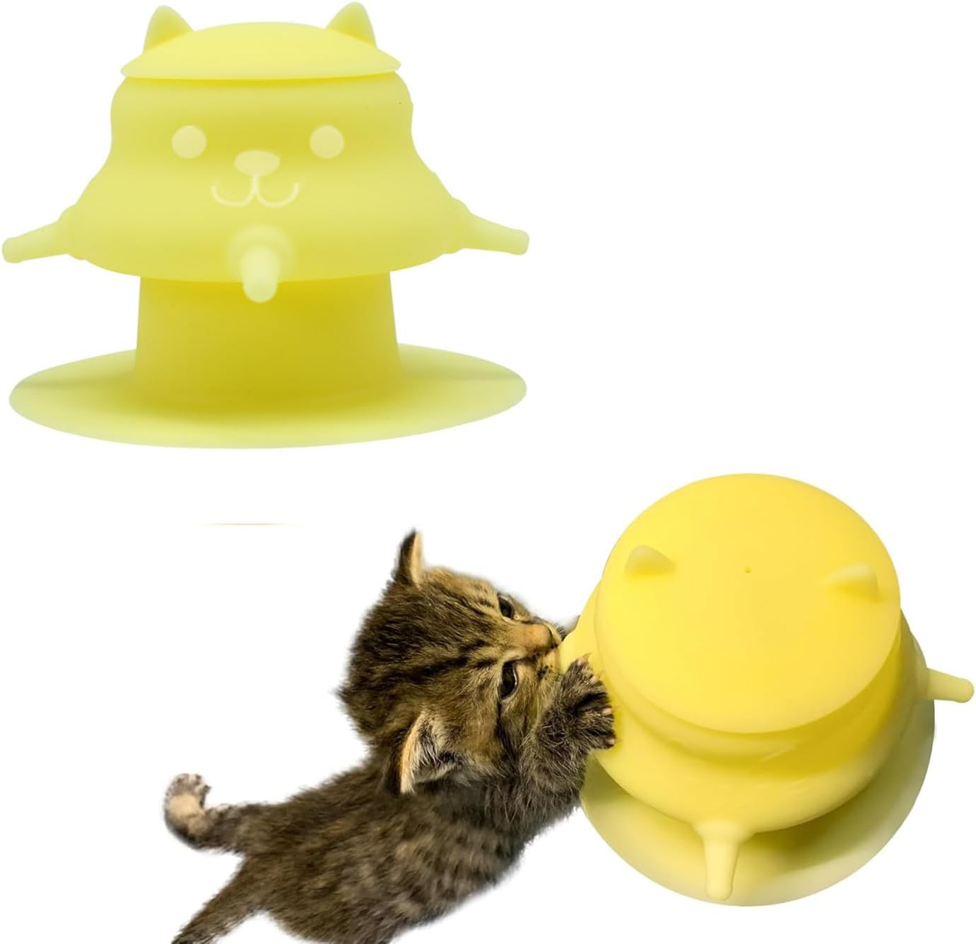 Puppy Bottle, Kitten Bottle, 4 Nipples Silicone Pet Feeding Station, 230Ml Feeder Bowl for Kittens, Puppies image number 2